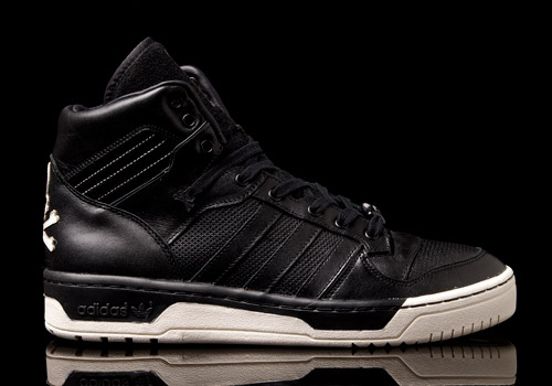 adidas rivalry hi black white